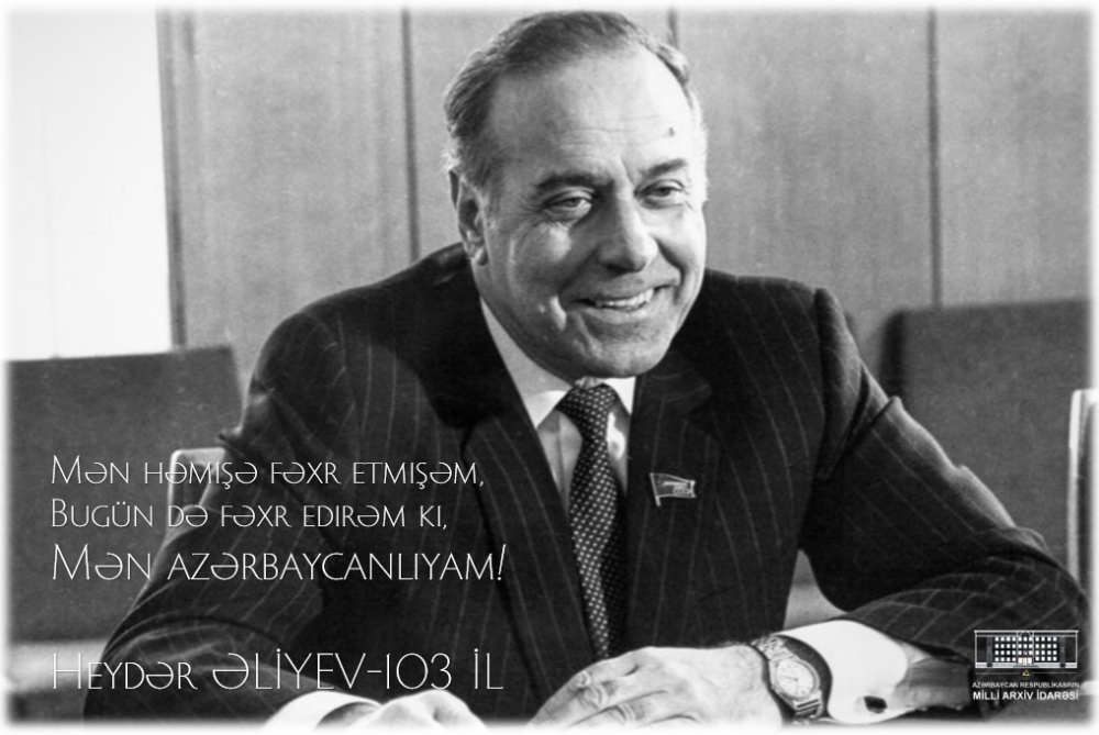 Ümummilii Lider Heydər Əliyevin anadan olmasının 103 ili tamam olur