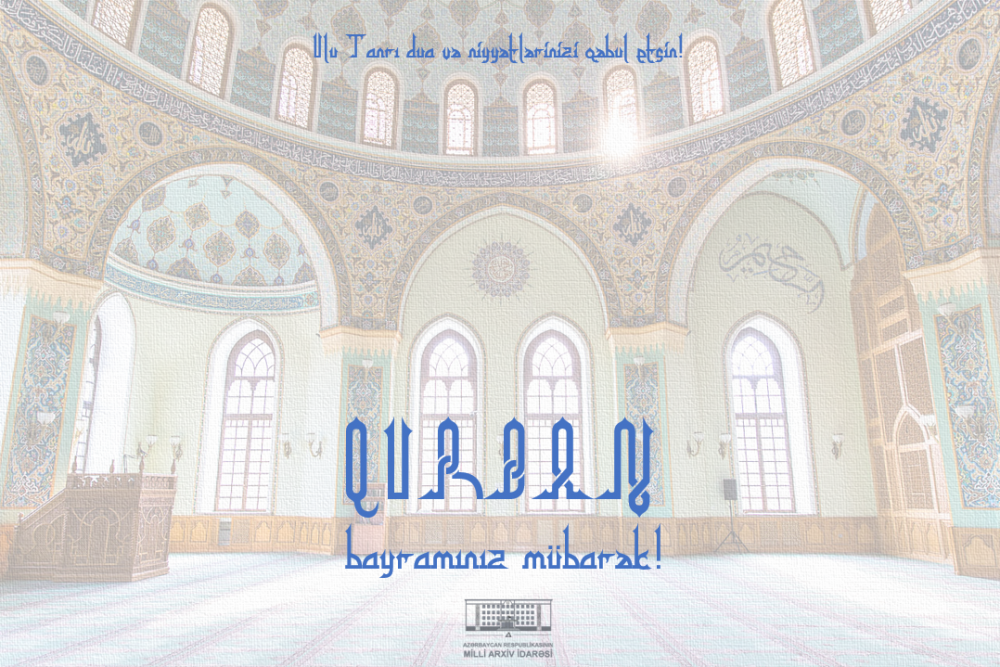 Qurban bayramınız mübarək!