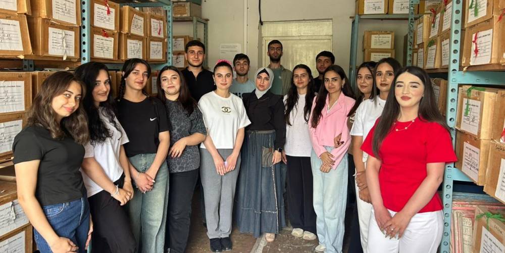 Dövlət Arxivinin Lənkəran filialına tələbələrin eksursiyası təşkil edilib